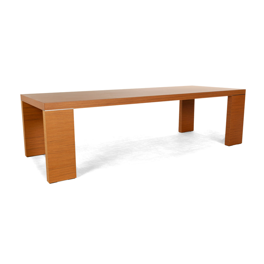 Poliform Wooden Dining Table Brown 260 x 100 cm