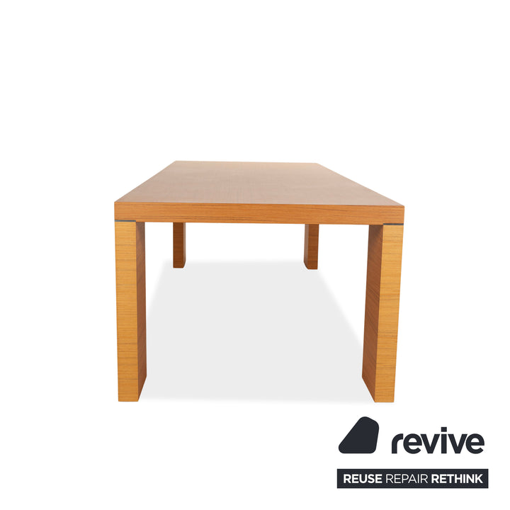 Poliform Wooden Dining Table Brown 260 x 100 cm