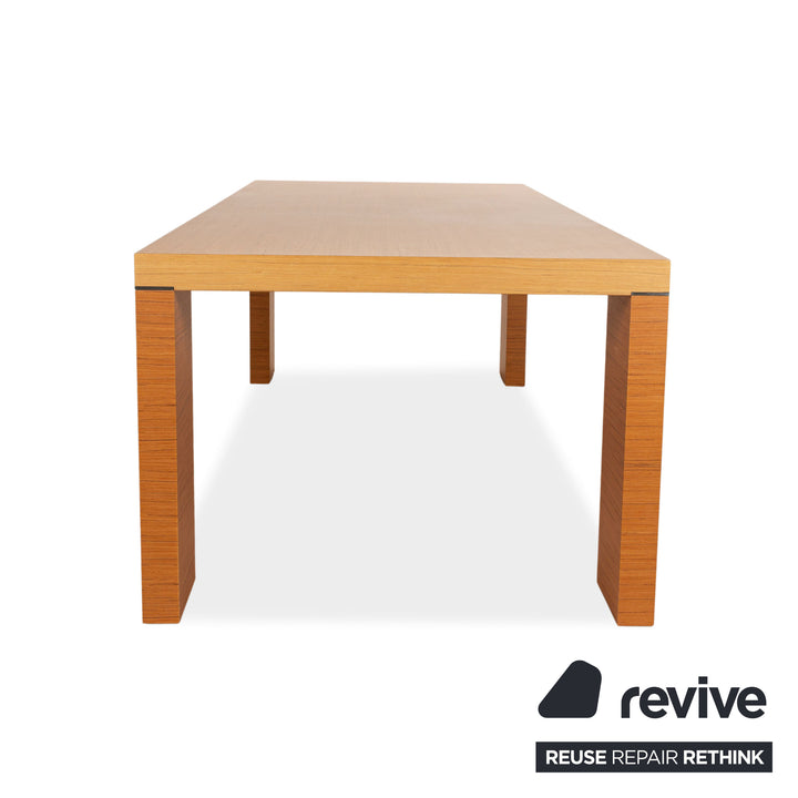 Poliform Wooden Dining Table Brown 260 x 100 cm