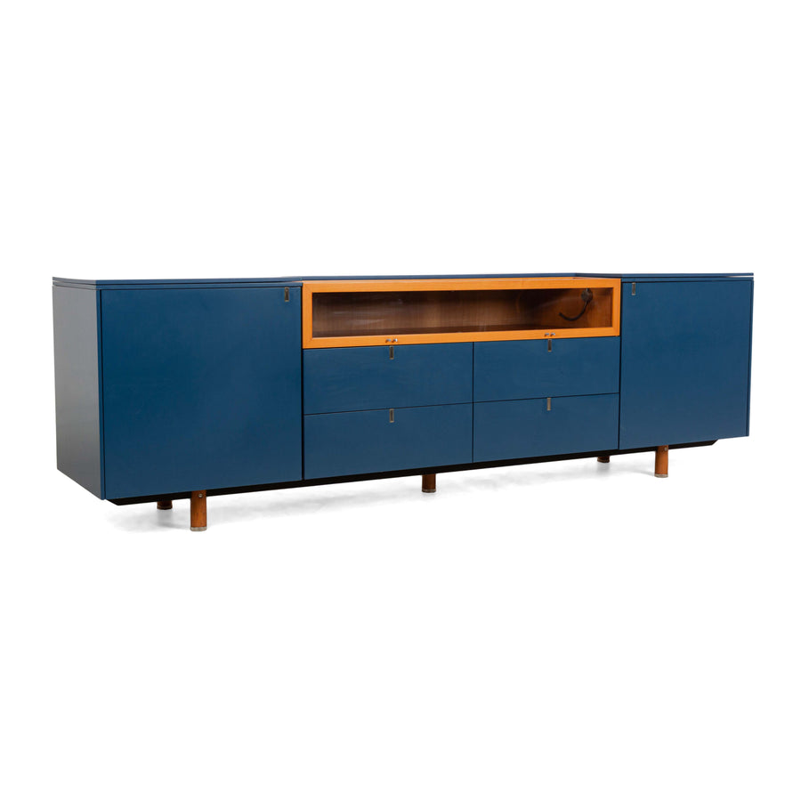 Poliform Holz Sideboard Blau Braun