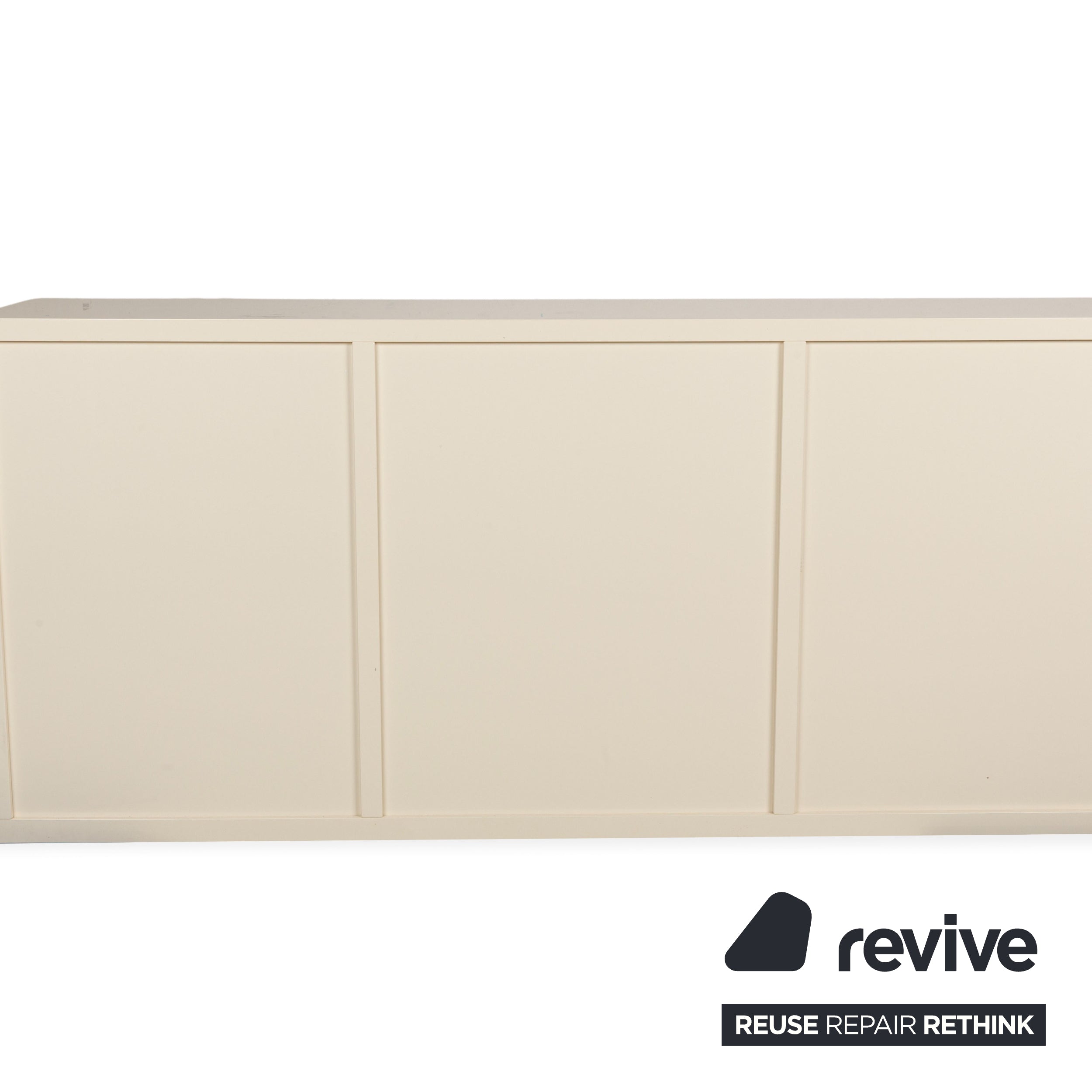 Buffet en bois Poliform blanc crème