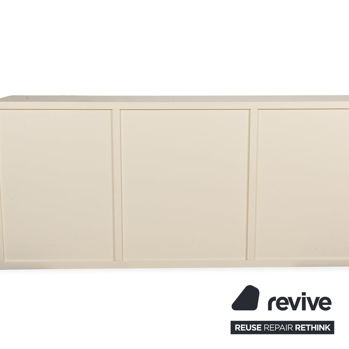 Poliform Holz Sideboard Creme Weiß