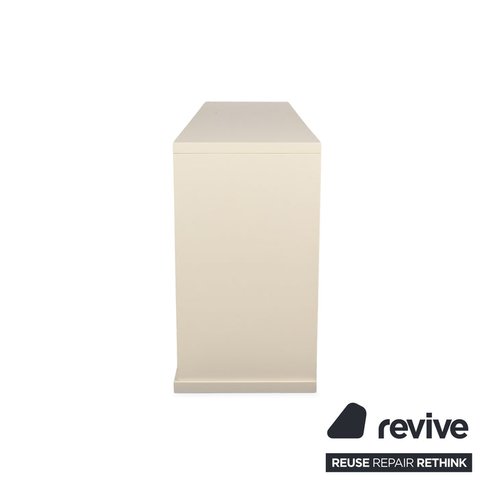 Poliform Holz Sideboard Creme Weiß