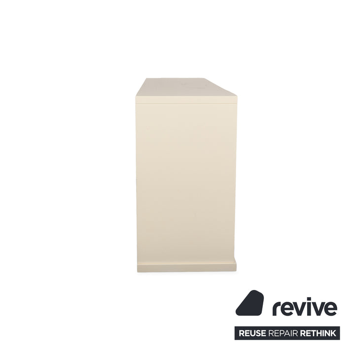Poliform Holz Sideboard Creme Weiß