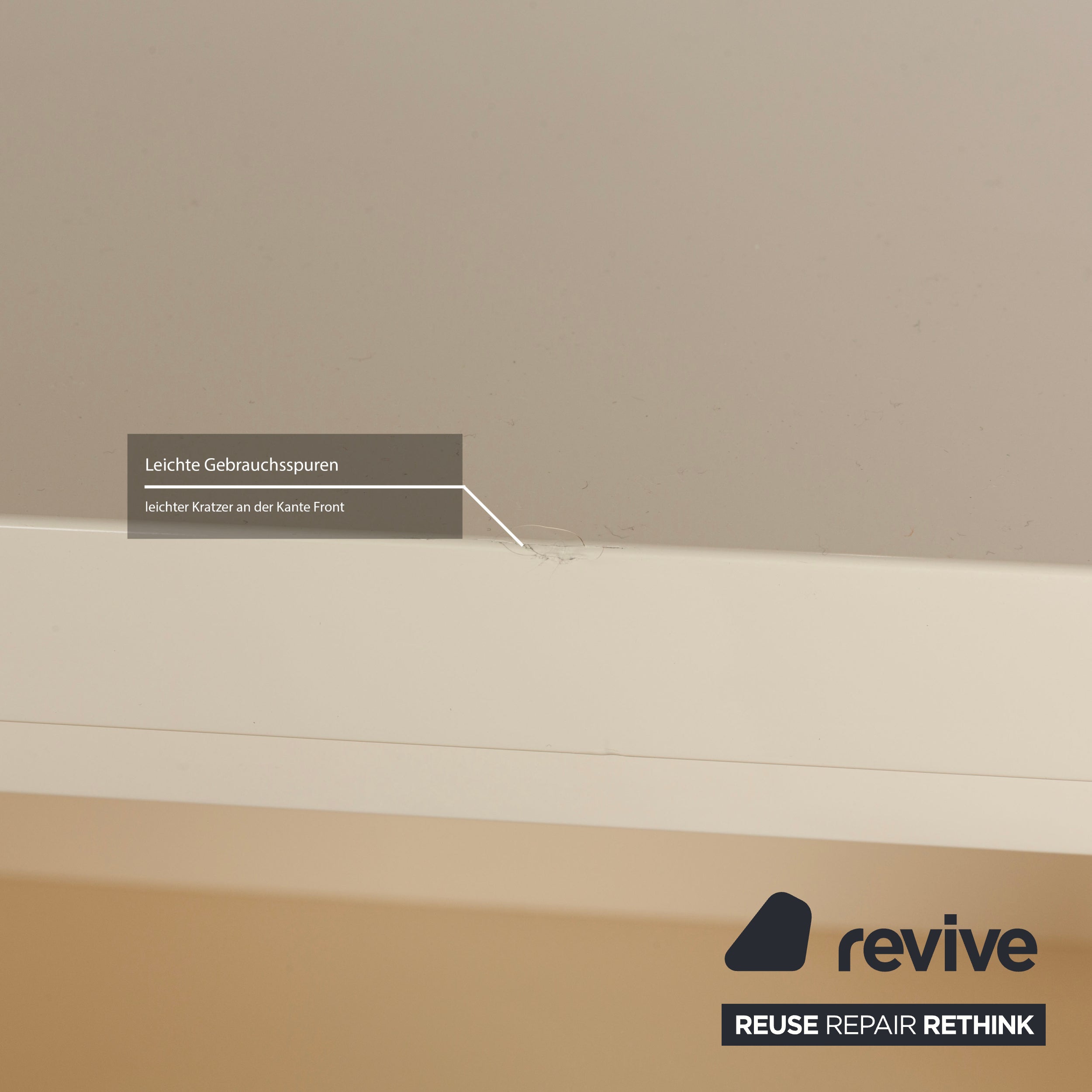 Buffet en bois Poliform blanc crème