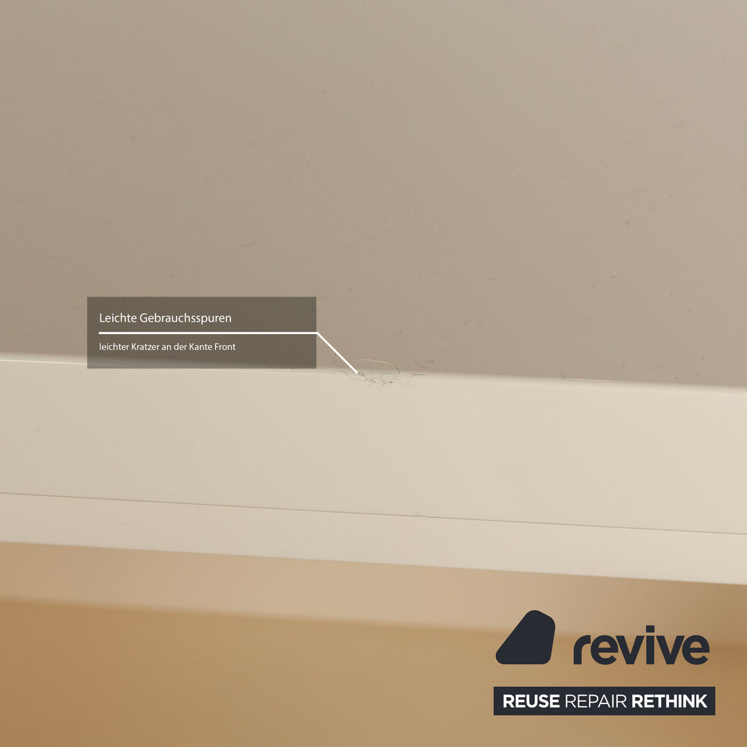 Buffet en bois Poliform blanc crème