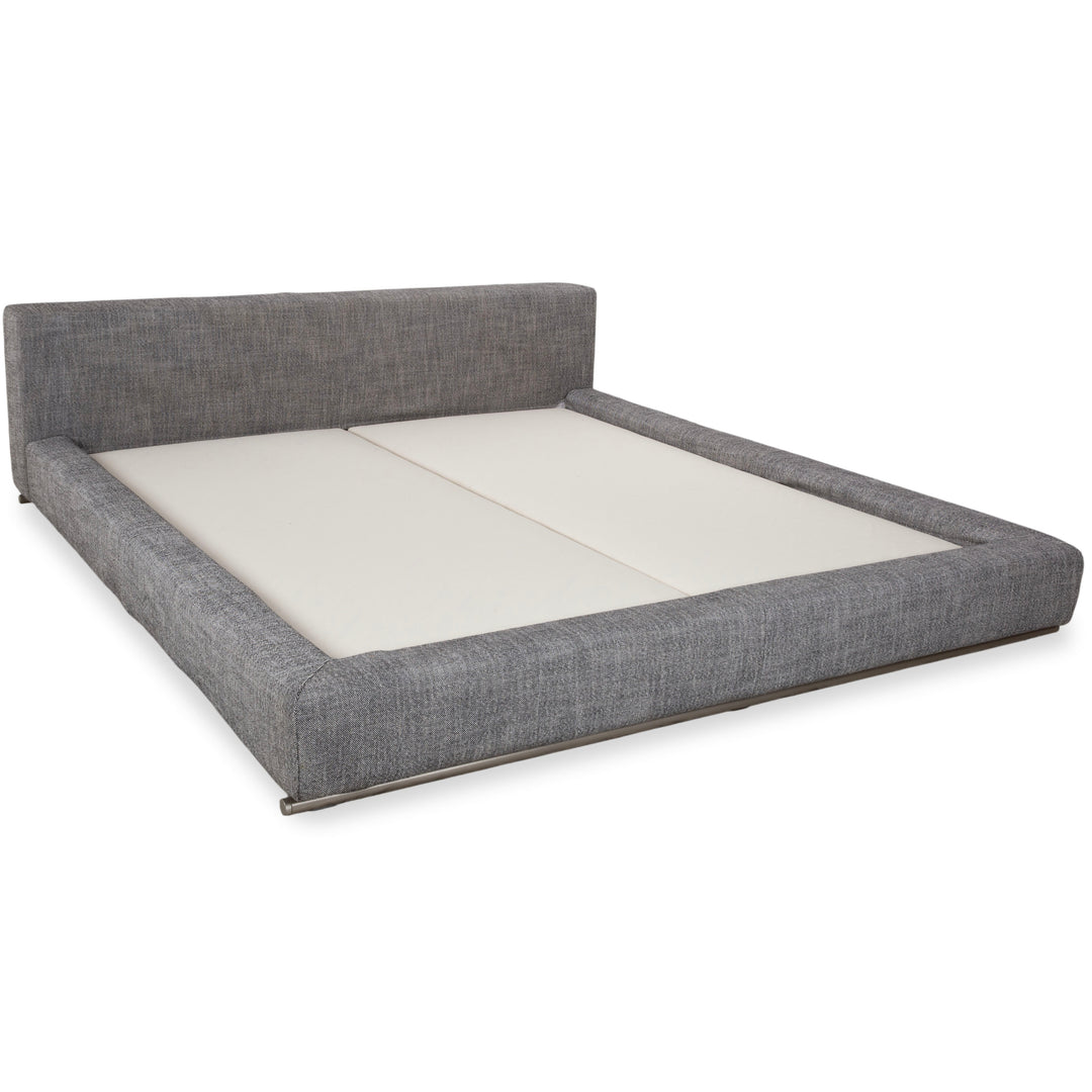 Poliform Ipanema Stoff Bett Grau