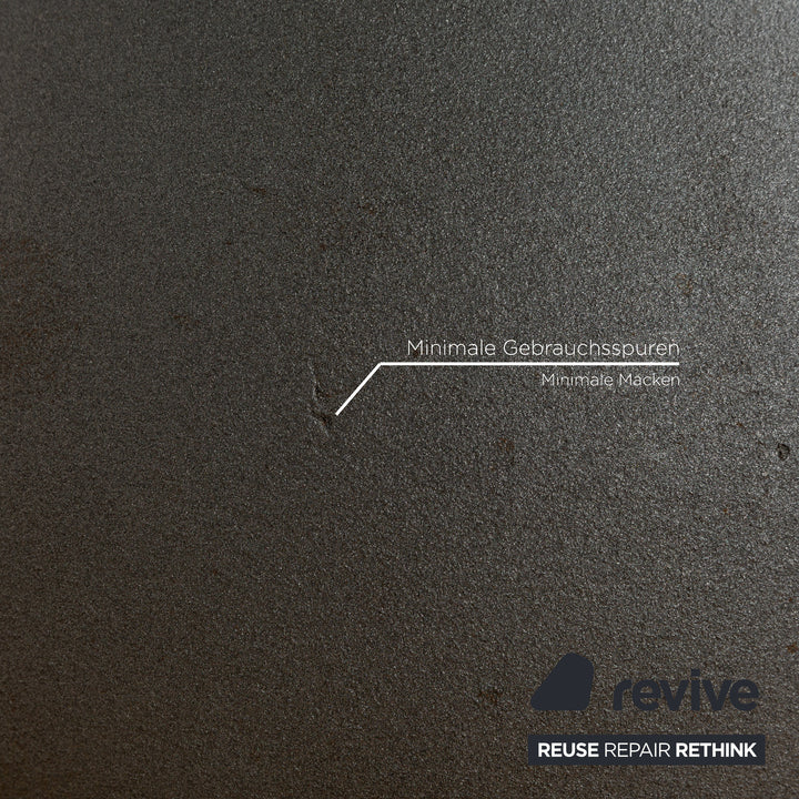 Poltrona Frau Glas Esstisch Grau 130 x 130 x73 cm