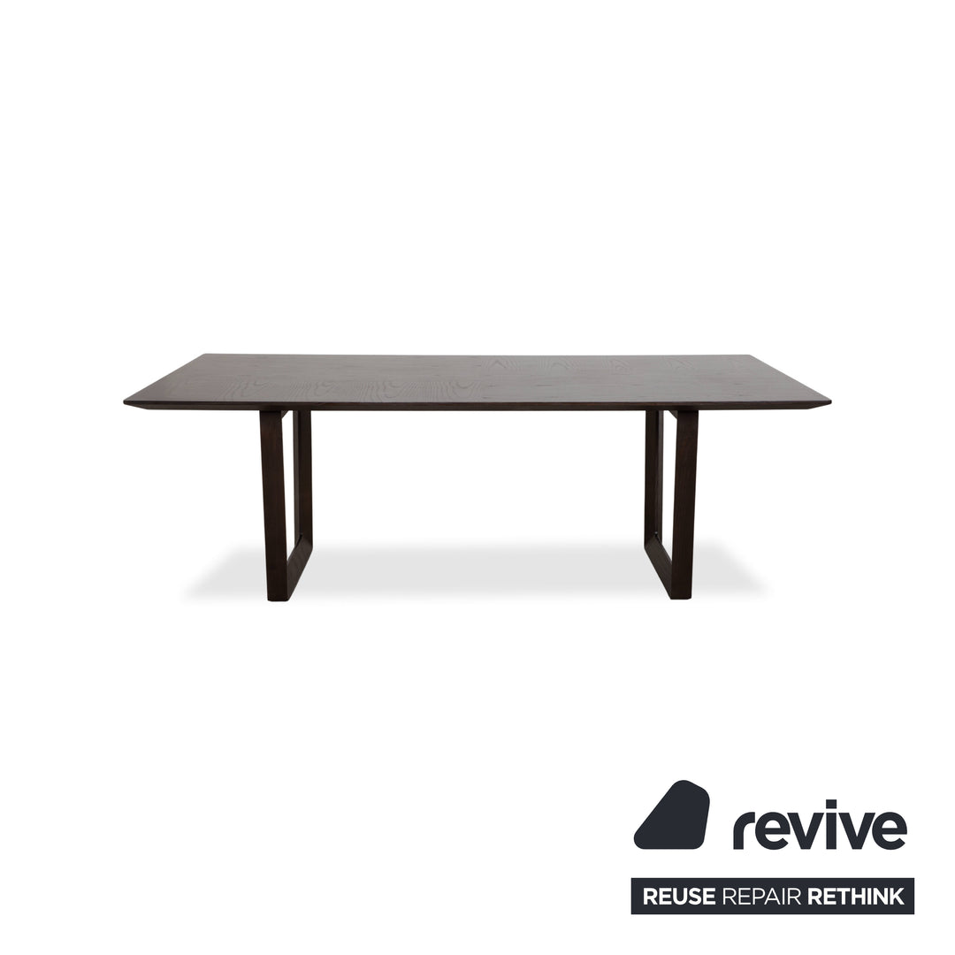 Table à manger en bois Poltrona Frau brun foncé