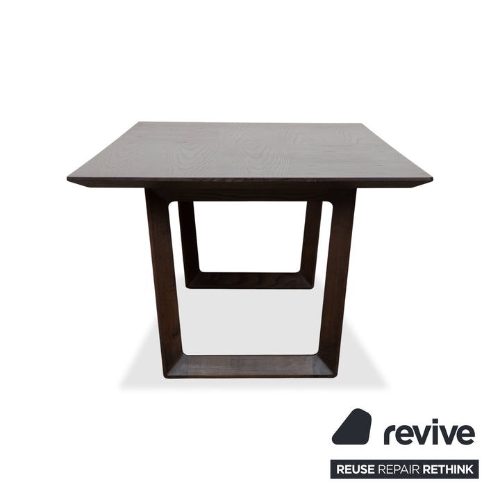 Table à manger en bois Poltrona Frau brun foncé