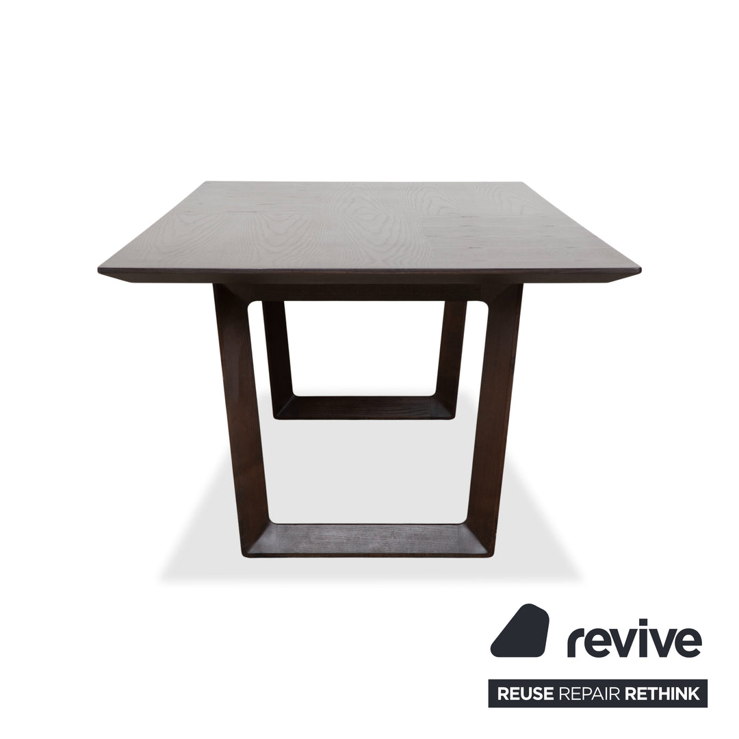 Table à manger en bois Poltrona Frau brun foncé