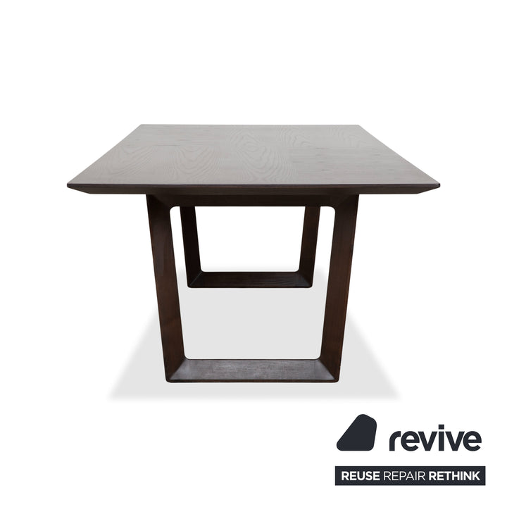 Table à manger en bois Poltrona Frau brun foncé