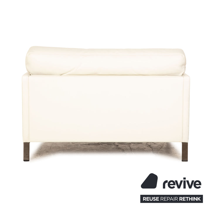 Poltrona Frau leather armchair cream