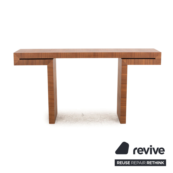 Buffet en bois Porada, table console marron