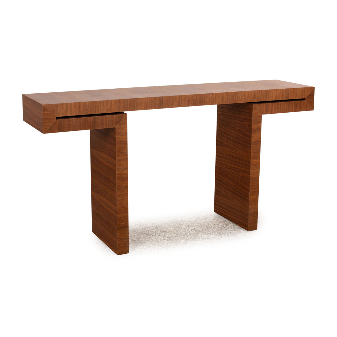 Buffet en bois Porada, table console marron