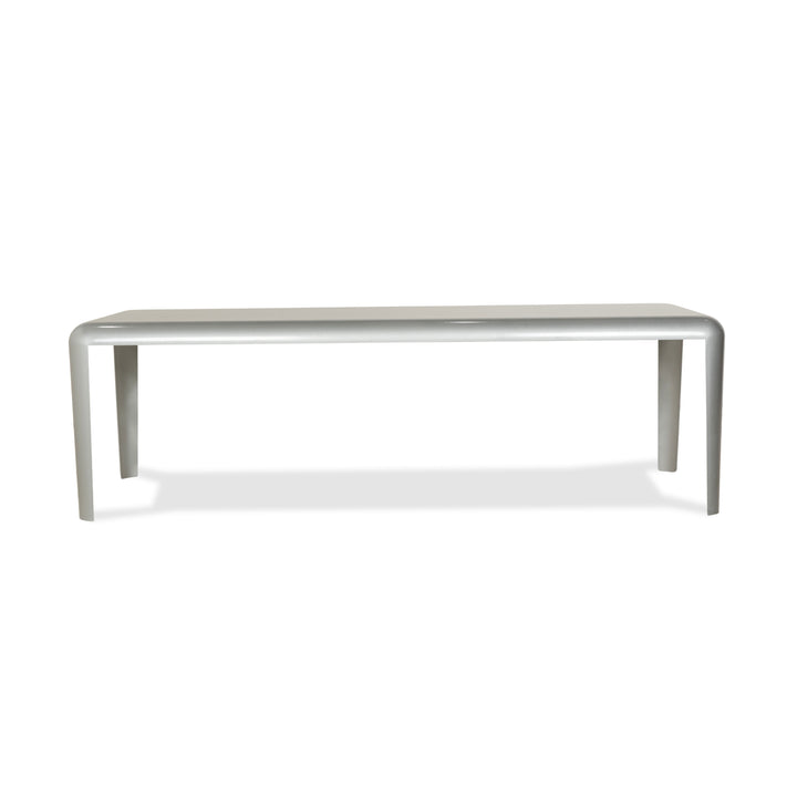 Table à manger en acier et métal Porro Ferro gris