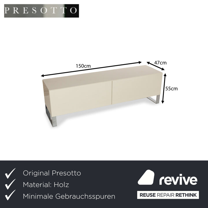 Presotto Wooden Sideboard Cream