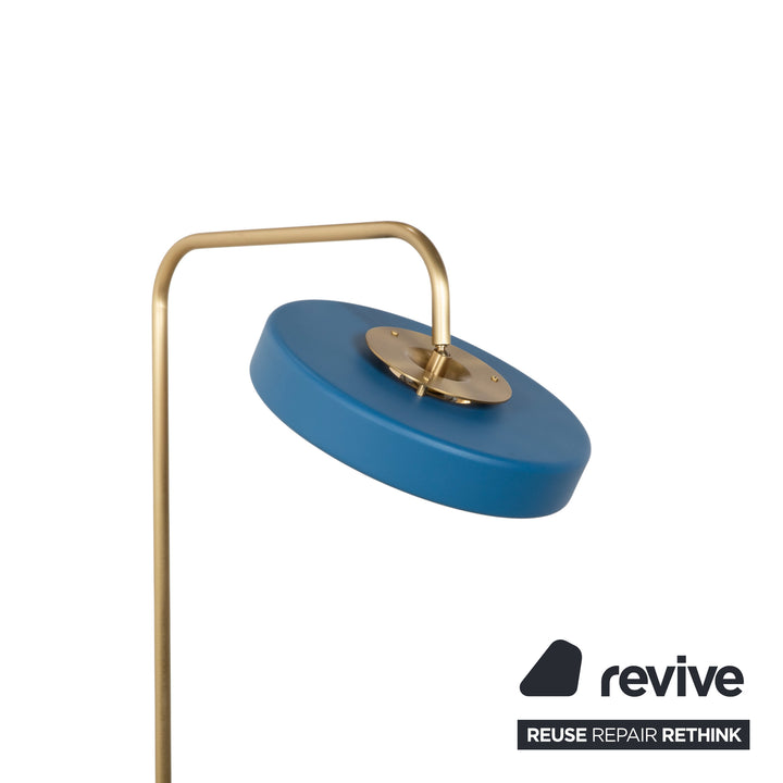 Revolve Design Lampe Stehlampe Gold Messing Blau Bert Frank