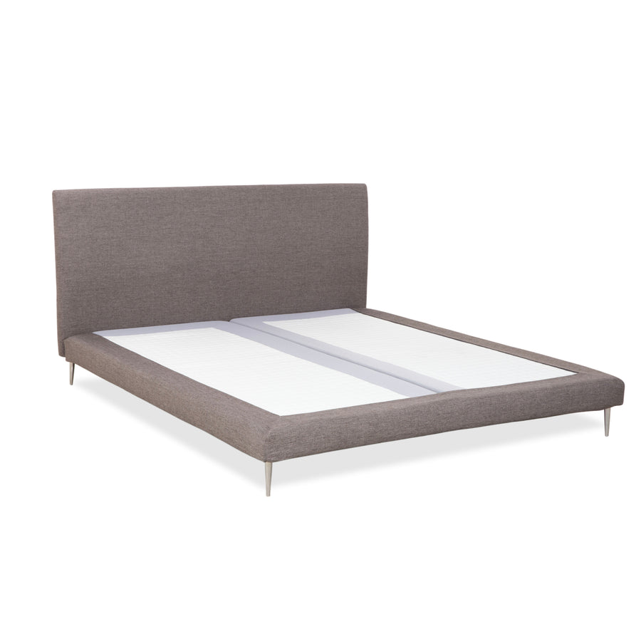 Lit en tissu Riposana Puro gris