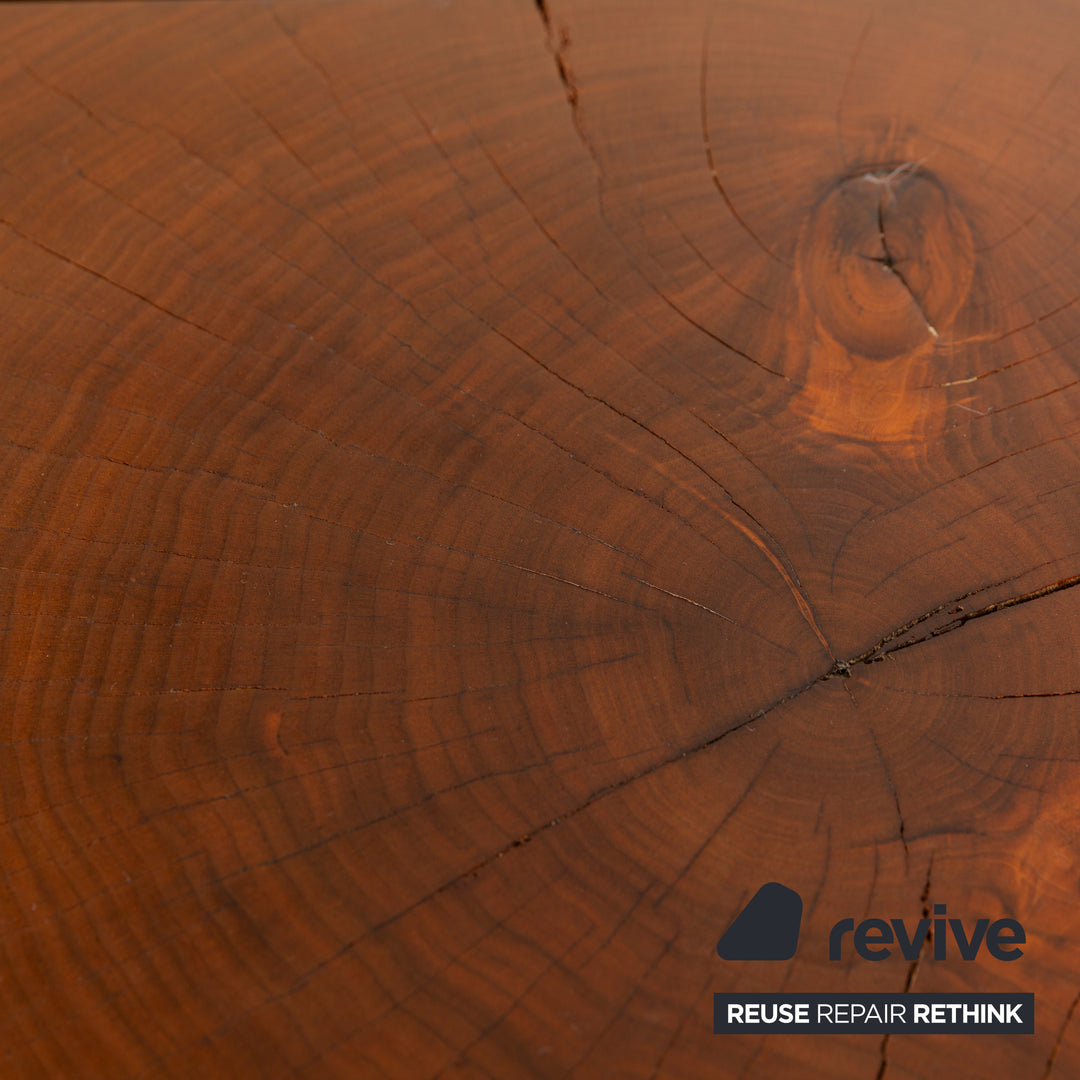 Table à manger exécutive en bois massif marron Riva 1920 Boss 260 x 73 x 110 cm