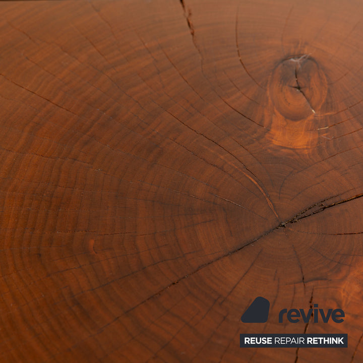 Table à manger exécutive en bois massif marron Riva 1920 Boss 260 x 73 x 110 cm