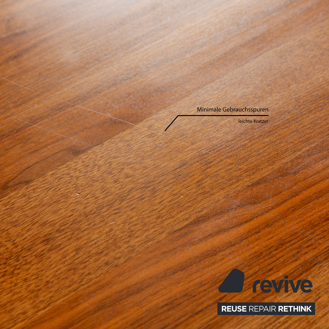 RIVA 1920 NATURA NATURAL Wooden Dining Table Walnut Brown