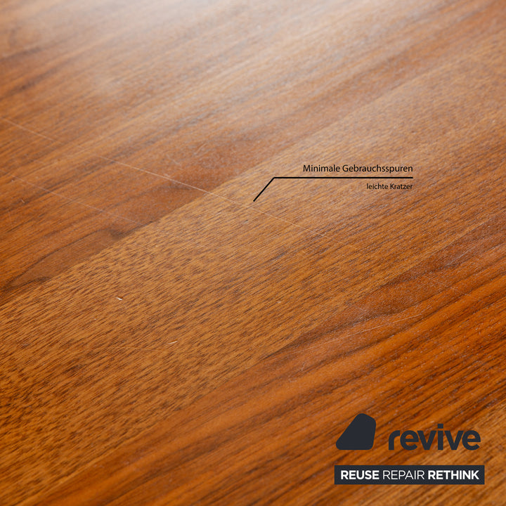 RIVA 1920 NATURA NATURAL Wooden Dining Table Walnut Brown