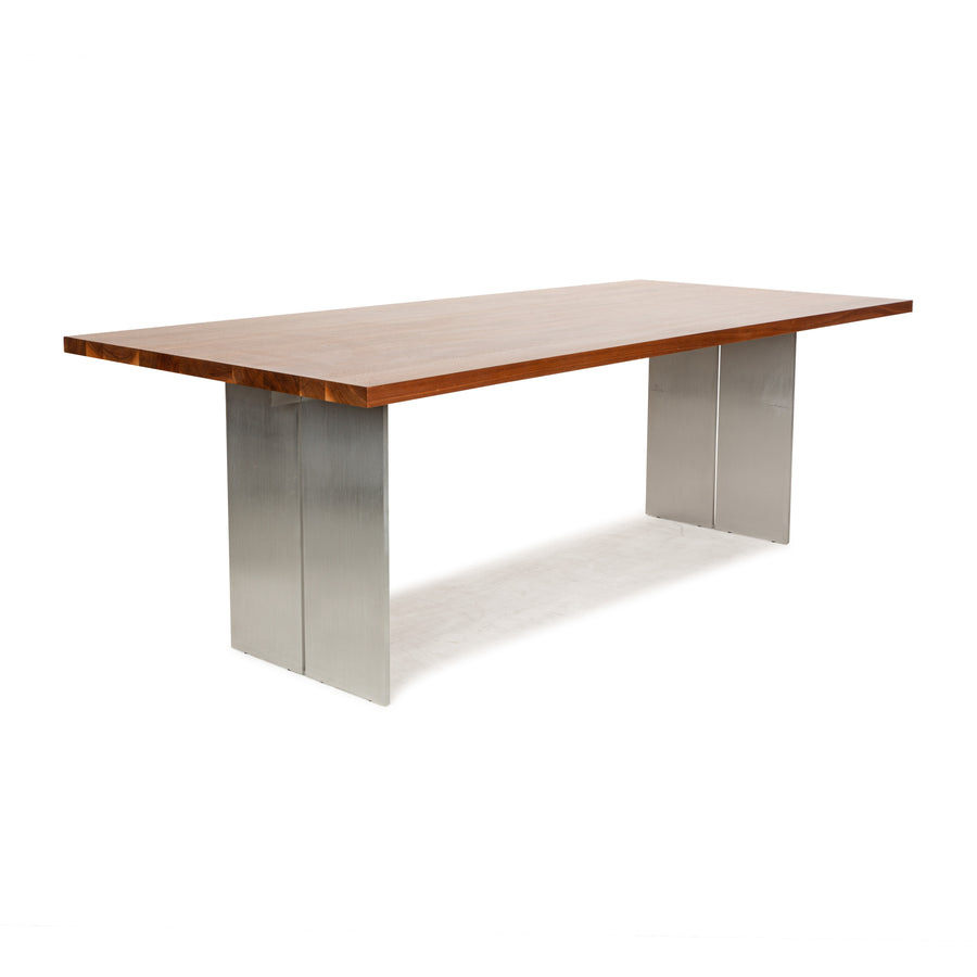 RIVA 1920 NATURA NATURAL Wooden Dining Table Walnut Brown