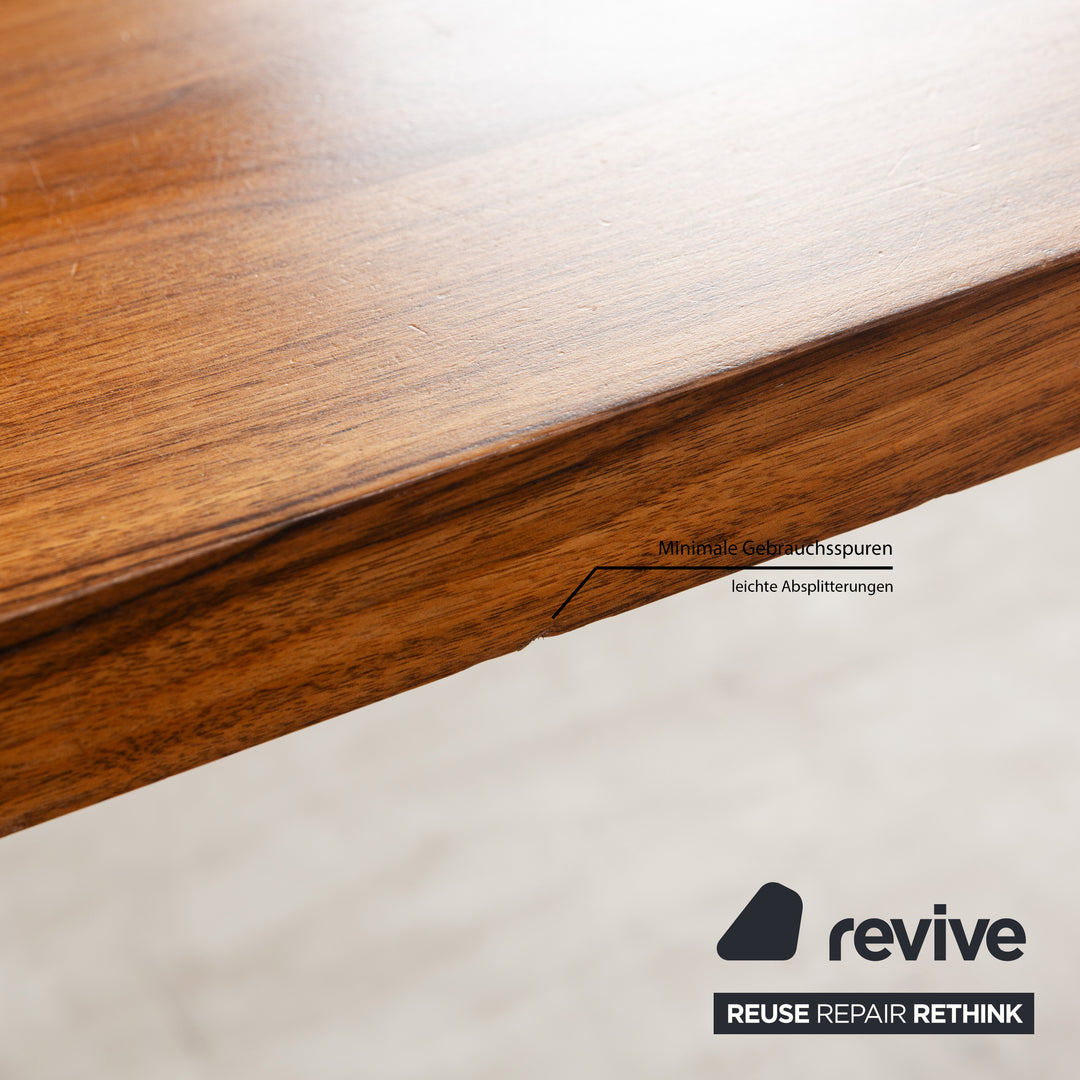 RIVA 1920 NATURA NATURAL Wooden Dining Table Walnut Brown