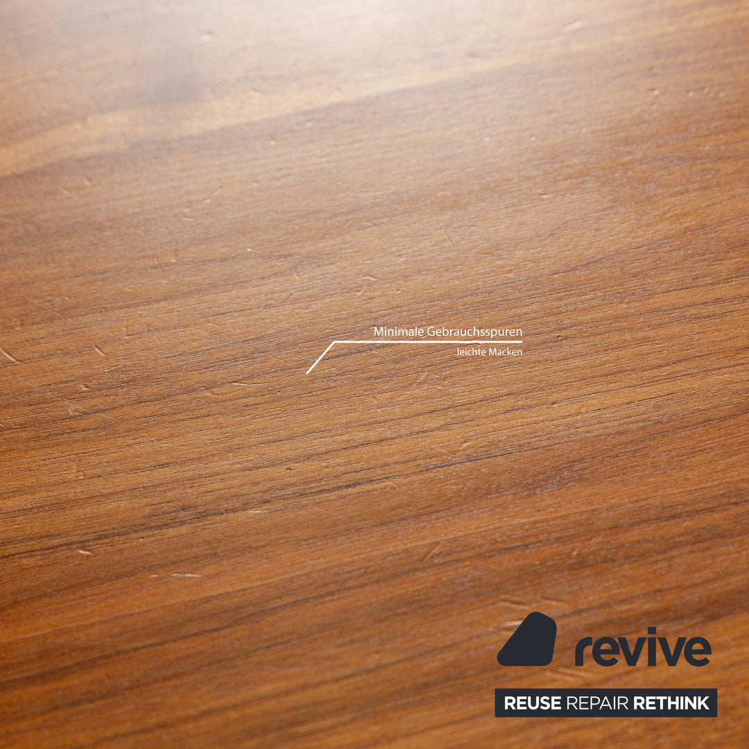 RIVA 1920 NATURA NATURAL Wooden Dining Table Walnut Brown