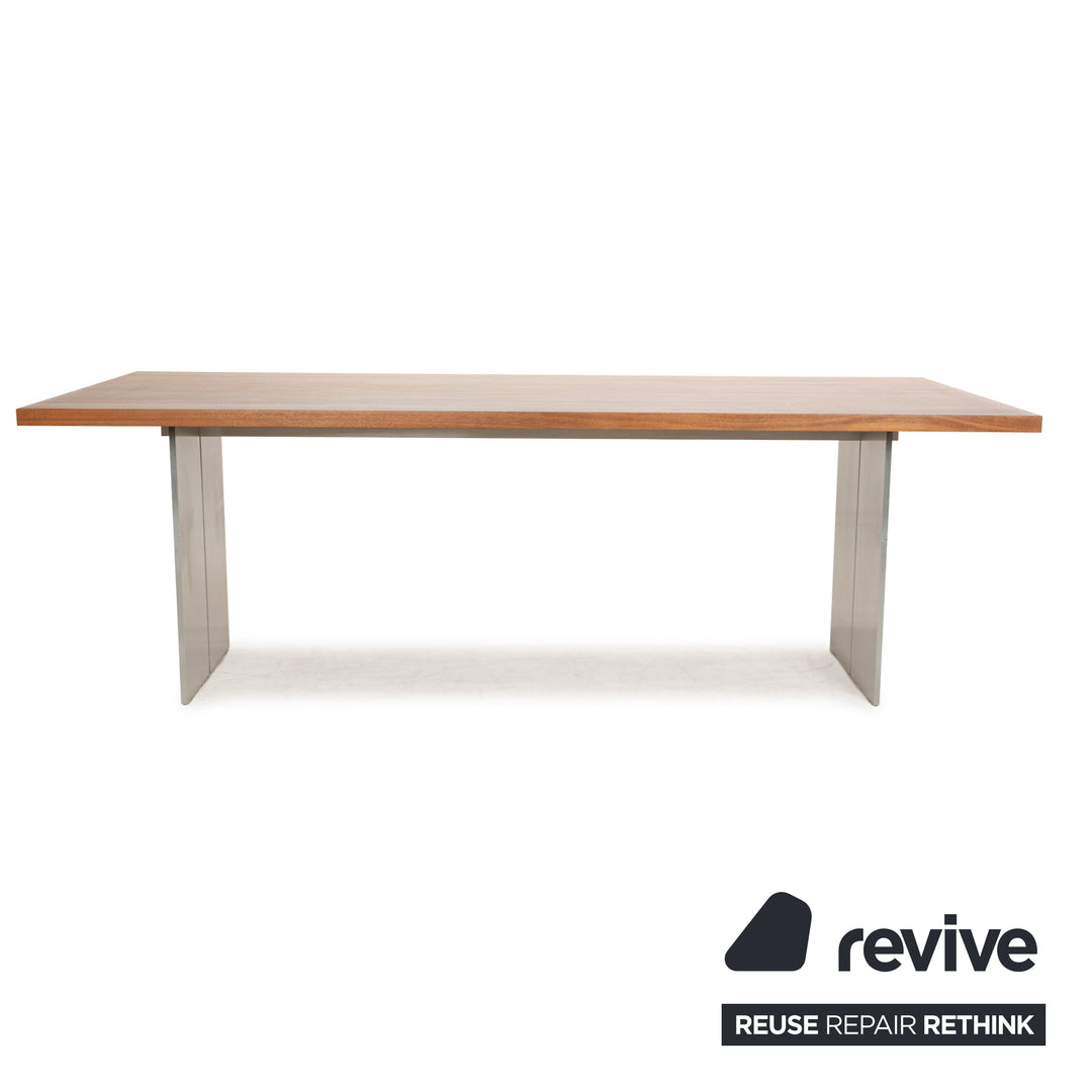 RIVA 1920 NATURA NATURAL Wooden Dining Table Walnut Brown