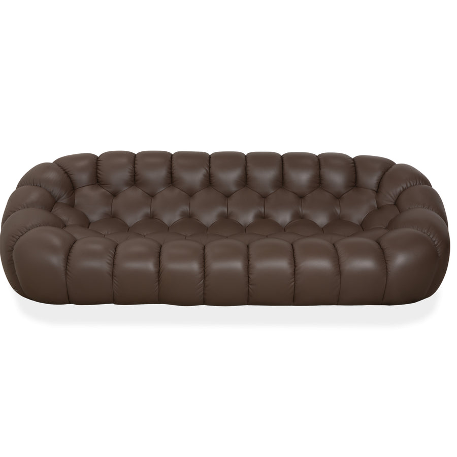 Roche Bobois Bubble Leder Viersitzer Braun Sofa Couch