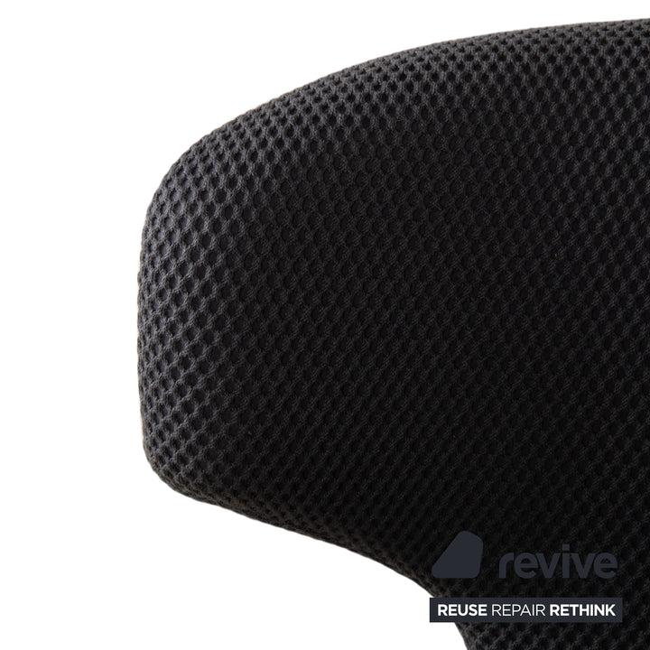 Roche Bobois Edito Stoff Sessel Grau Weiß Drehbar