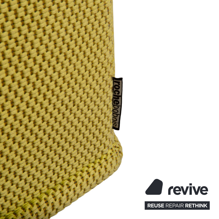 Roche Bobois Escapade Stoff Dreisitzer Gelb Grün Daybed Sofa