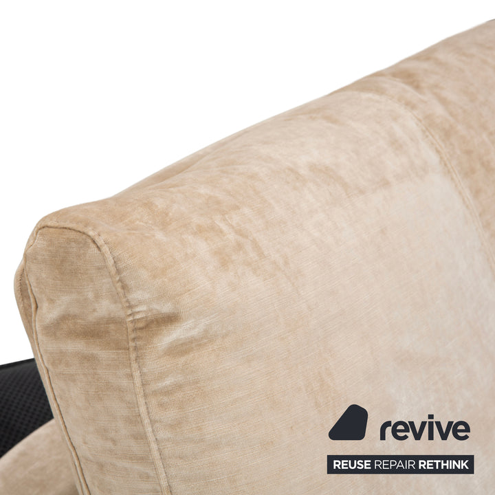 Roche Bobois Escapade Stoff Zweisitzer Grau Blau Sofa Daybed