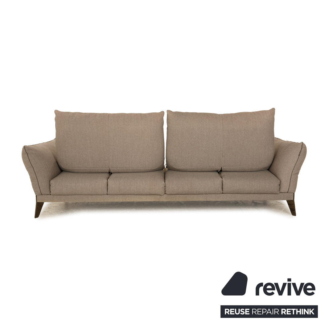 Roche Bobois ITINÉRAIRE fabric three-seater grey sofa couch manual function