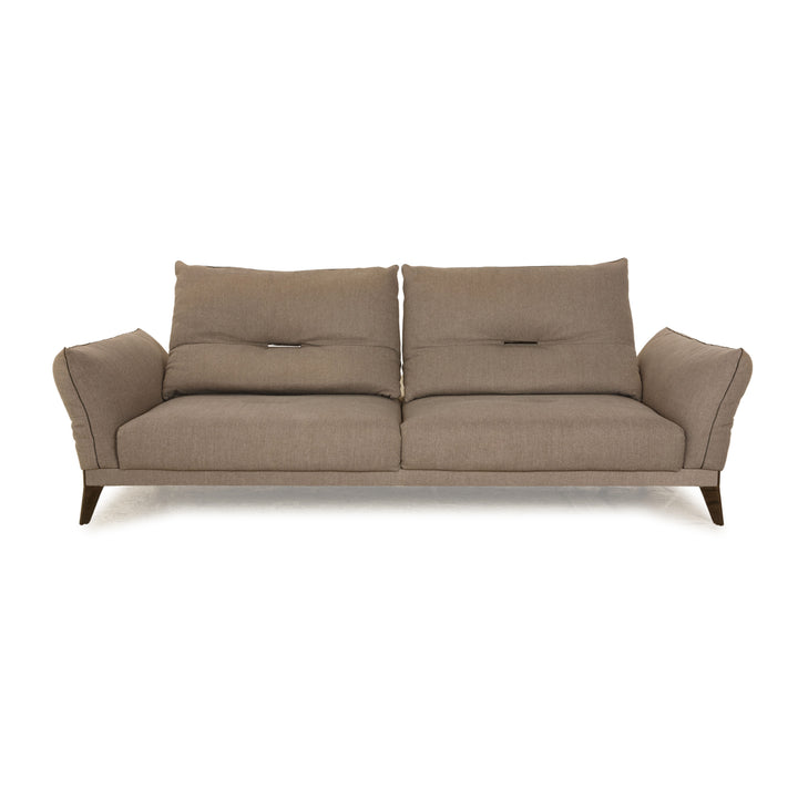 Roche Bobois ITINÉRAIRE fabric three-seater grey sofa couch manual function