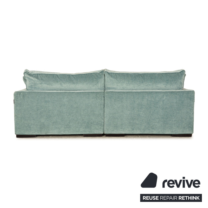 Roche Bobois Stoff Dreisitzer Hellblau Mint Sofa Couch