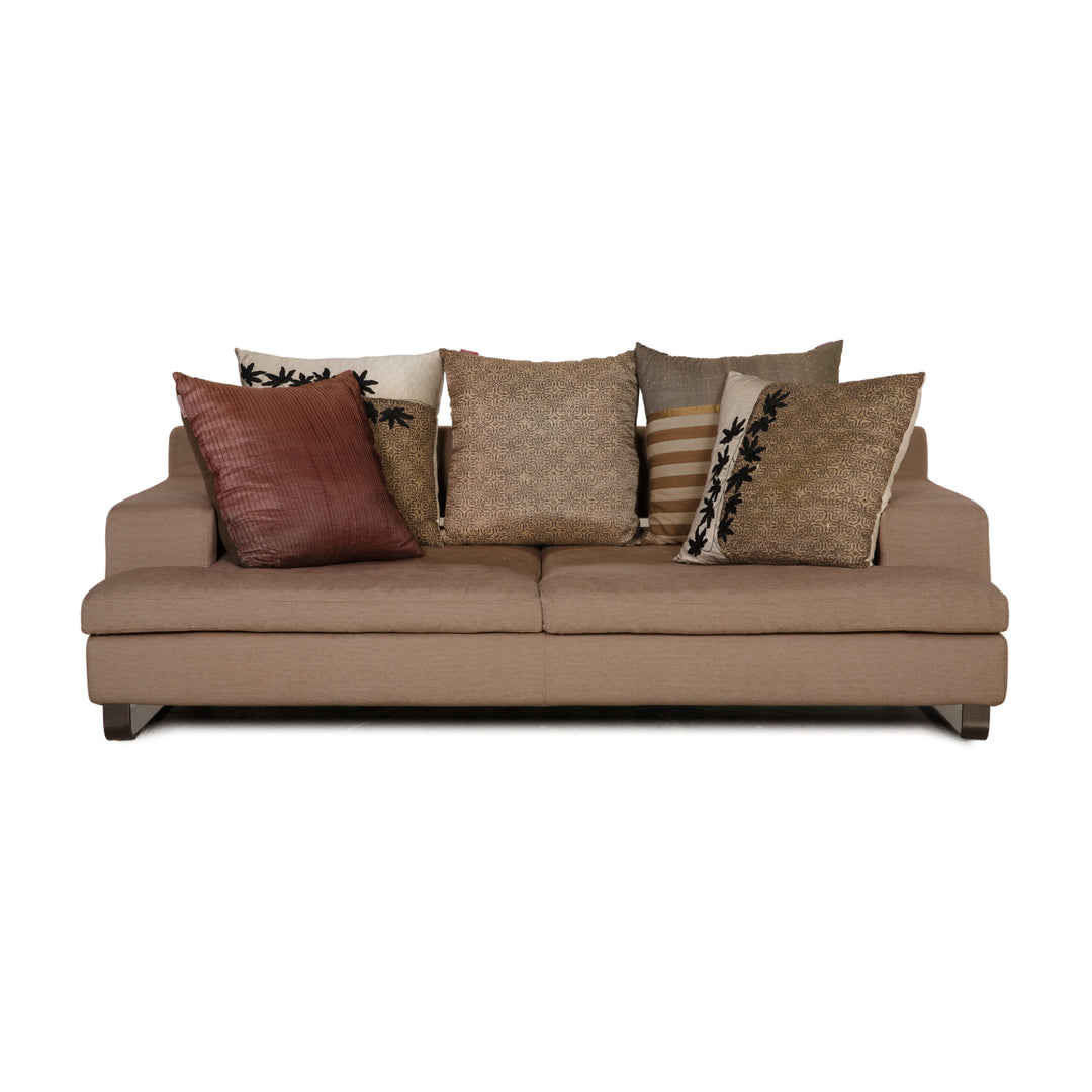 Canapé tissu Roche Bobois canapé trois places beige