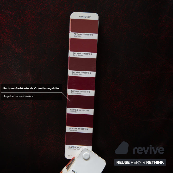 Rochester Chesterfield Leder Sessel Rot Braun Vintage