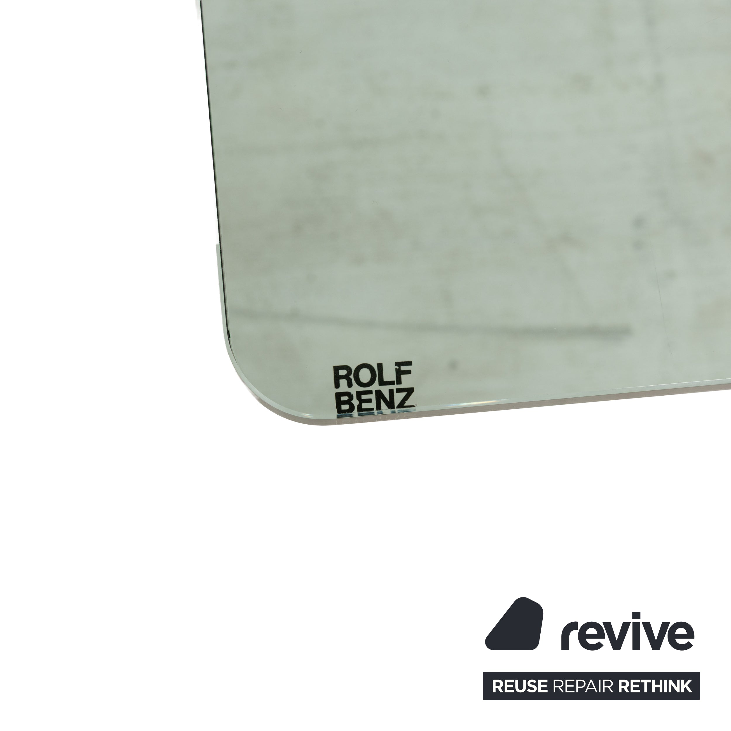 Rolf Benz 1150 Glas Couchtisch	Silber