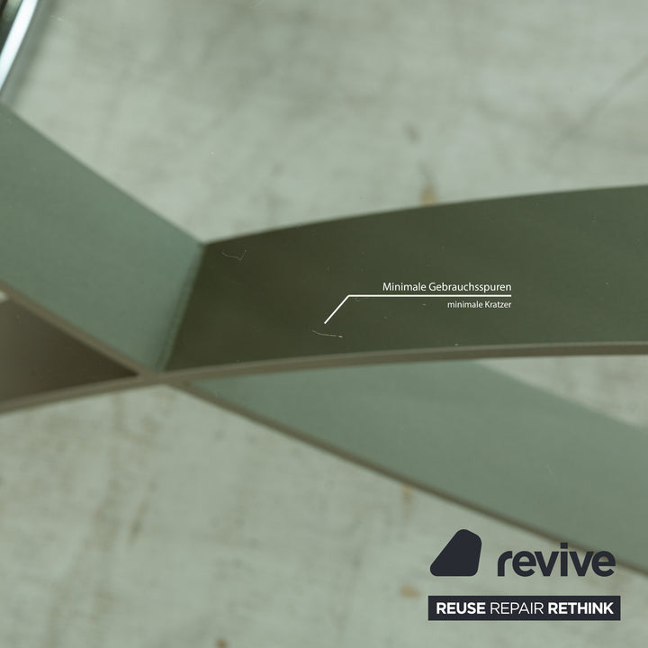 Rolf Benz 1150 Glass Coffee Table Silver