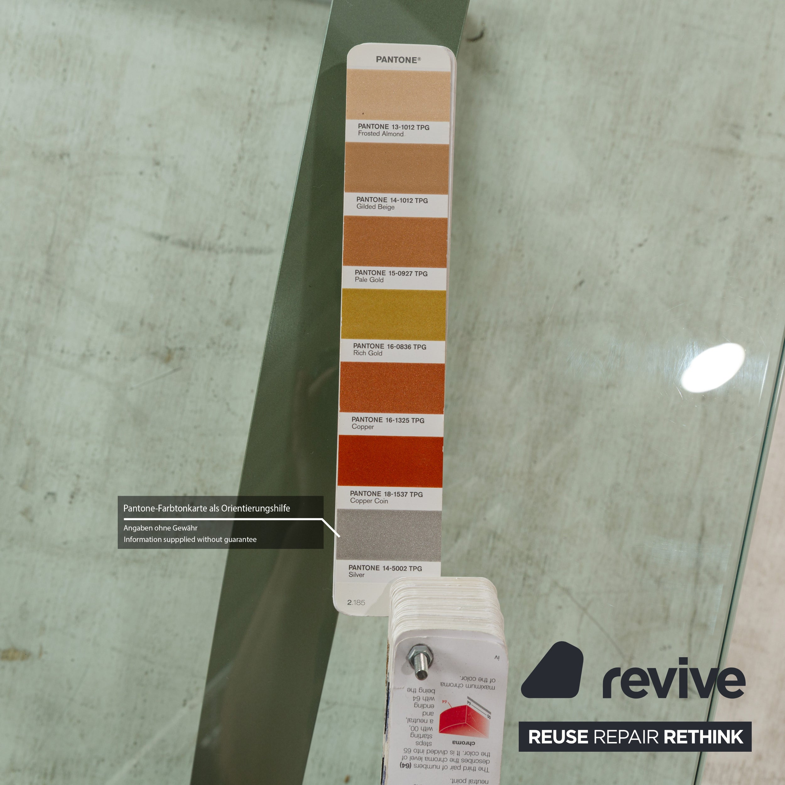 Rolf Benz 1150 Glas Couchtisch	Silber