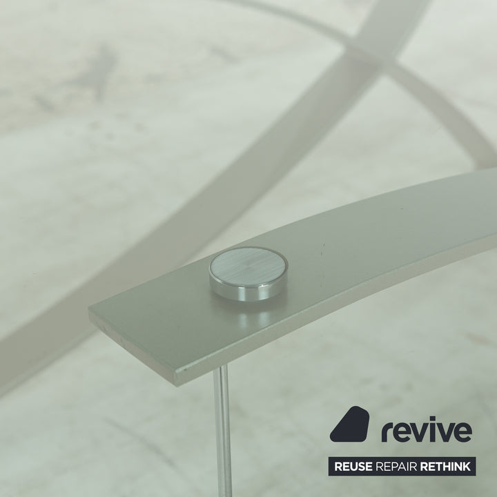Rolf Benz 1150 Glass Coffee Table Silver