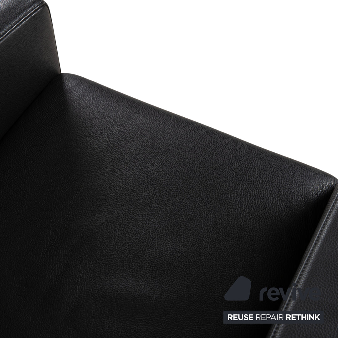 Rolf Benz 1200 Leder Sessel Schwarz