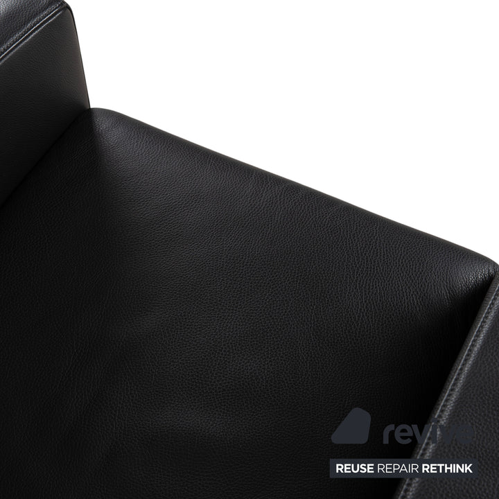 Rolf Benz 1200 Leder Sessel Schwarz