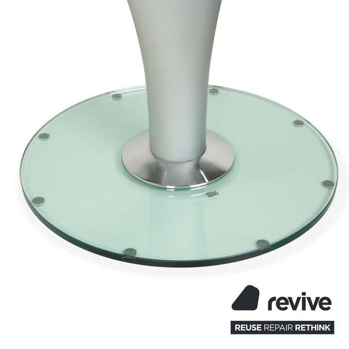 Rolf Benz 1210 Glas Esstisch Silber