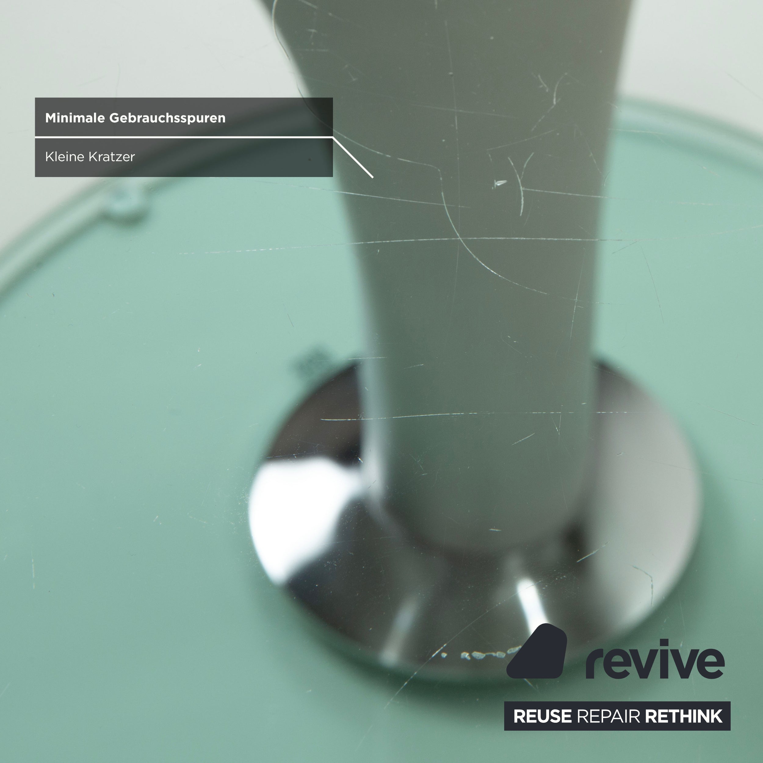 Rolf Benz 1210 Glas Esstisch Silber