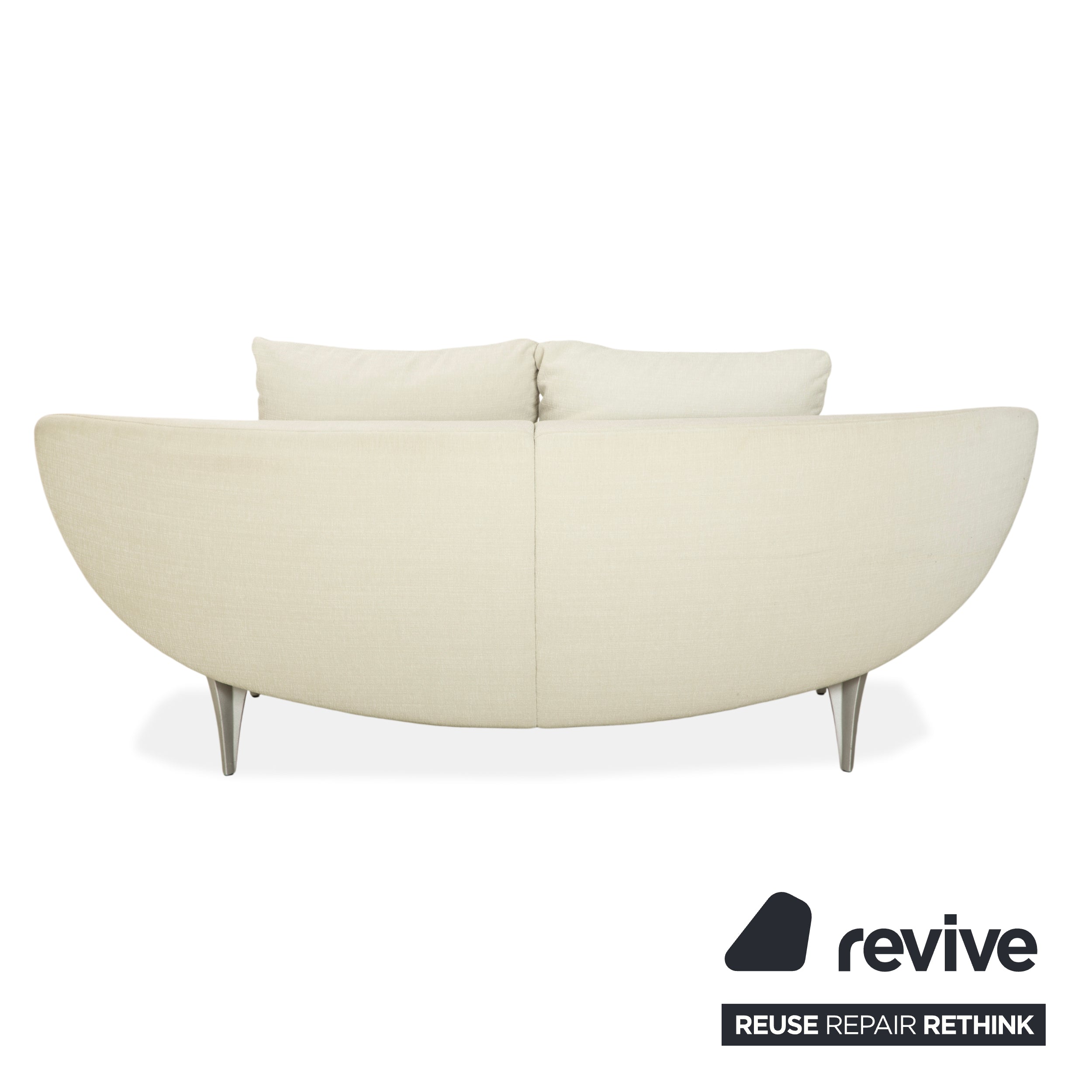 Rolf Benz 1600 Stoff Zweisitzer Creme Mint manuelle Funktion Sofa Couch