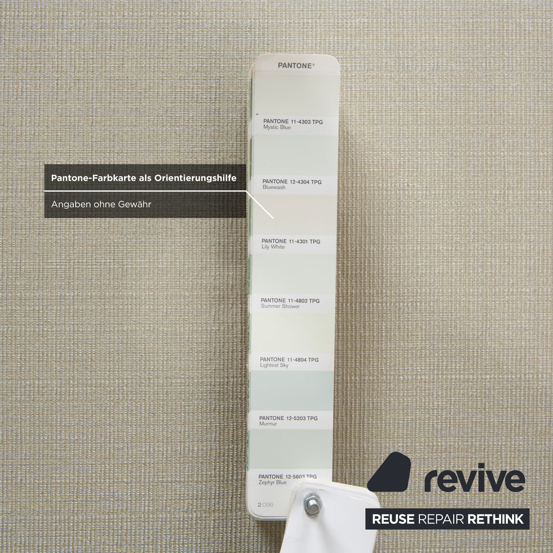 Rolf Benz 1600 Stoff Zweisitzer Creme Mint manuelle Funktion Sofa Couch